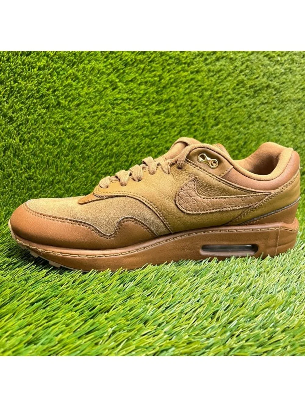 Nike Air Max 1 '87 Womens Size 10 Brown Athletic Running Walking Shoes Sneakers